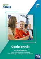 Pewny start. Poziom F. Codziennik. Komunikacja. Autor:   Praca zbiorowa. SmakLiter.pl Okładka książki Pewny start. Poziom F. Codziennik. Komunikacja