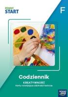Pewny start. Poziom F. Codziennik. Kreatywność. Autor:   Praca zbiorowa. SmakLiter.pl Okładka książki Pewny start. Poziom F. Codziennik. Kreatywność