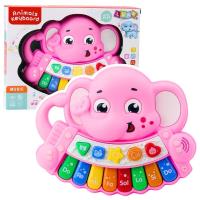 Opakowanie Pianinko interaktywne słonik różowe