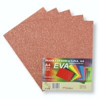 Pianka brokatowa A4 Eva miedziana biodegrad. 5szt. Wydawca: PENWORD. SmakLiter.pl Opakowanie Pianka brokatowa A4 Eva miedziana biodegrad. 5szt