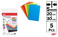 Opakowanie Pianka dekoracyjna 5mm 20x30cm 5 kolorów