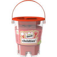 Piasek kinetyczny naturalny czerwony 500g. Wydawca: ChildGen. SmakLiter.pl Opakowanie Piasek kinetyczny naturalny czerwony 500g