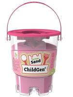 Opakowanie Piasek kinetyczny z foremką różowy 500g