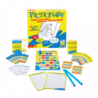 Pictionary rodzinna gra w rysowanie. Wydawca: Mattel. SmakLiter.pl Opakowanie Pictionary rodzinna gra w rysowanie