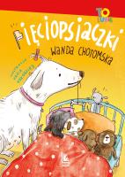 Pięciopsiaczki. Autor: Wanda Chotomska. SmakLiter.pl Okładka książki Pięciopsiaczki
