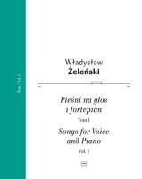 Okładka książki Pieśni na głos i fortepian T.1