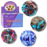 Piłeczka z wgłębieniami do ugniatania 9cm MIX. Wydawca: Leantoys. SmakLiter.pl Opakowanie Piłeczka z wgłębieniami do ugniatania 9cm MIX