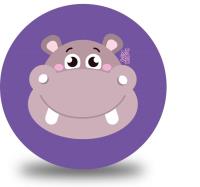 Piłka PVC Sportox Kids 230mm - Hipopotam. Wydawca: Artyk. SmakLiter.pl Opakowanie Piłka PVC Sportox Kids 230mm - Hipopotam