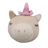 Piłka wełniana z grzechotką Jednorożec. Wydawca: Barbo Toys. SmakLiter.pl Opakowanie Piłka wełniana z grzechotką Jednorożec