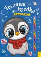 Pingwin. Tęczowa kredka. Autor: Opracowanie zbiorowe. SmakLiter.pl Okładka książki Pingwin. Tęczowa kredka