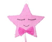 Piniata Gwiazdka różowa 45x8x43cm. Wydawca: GODAN. SmakLiter.pl Opakowanie Piniata Gwiazdka różowa 45x8x43cm