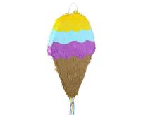 Piniata Lody w wafelku, 23x7.5x43cm. Wydawca: GODAN. SmakLiter.pl Opakowanie Piniata Lody w wafelku, 23x7.5x43cm