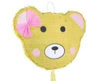 Piniata Miś z kokardką 45x7x35.5cm. Wydawca: GODAN. SmakLiter.pl Opakowanie Piniata Miś z kokardką 45x7x35.5cm