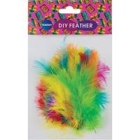 Opakowanie Piórka mix kolorów 80-150mm 30szt 81434