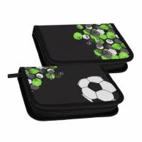 Opakowanie Piórnik 1zamek 2klapki bez wyposażenia Football