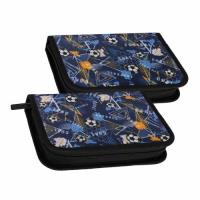 Opakowanie Piórnik 1zamek 2klapki z wyposażeniem Football