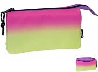 Piórnik 5 komorowy Milan Sunset żółto-różowy. Wydawca: MILAN. SmakLiter.pl Opakowanie Piórnik 5 komorowy Milan Sunset żółto-różowy