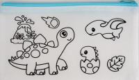 Piórnik etui Tinting dino. Wydawca: Fandy. SmakLiter.pl Opakowanie Piórnik etui Tinting dino