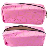 Opakowanie Piórnik jednokomorowy złote serca różowy