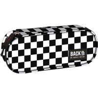 Piórnik owalny  BACKUP 4 model A 94 Szachownica. Wydawca: Derform. SmakLiter.pl Opakowanie Piórnik owalny  BACKUP 4 model A 94 Szachownica