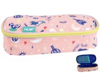 Opakowanie Piórnik owalny Milan magic różowy