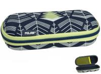 Piórnik owalny usztywniany Milan the yeti granatowy. Wydawca: MILAN. SmakLiter.pl Opakowanie Piórnik owalny usztywniany Milan the yeti granatowy