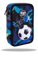 Opakowanie Piórnik podwójny z wyposażeniem Coolpack Jumper 2 Football Navy