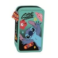 Opakowanie Piórnik potrójny z wyposażeniem Stitch mint Aloha