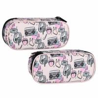 Opakowanie Piórnik saszetka owalna Music