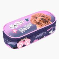 Opakowanie Piórnik saszetka usztywniona z wewnętrzną klapką My Little Friend Hello Dog