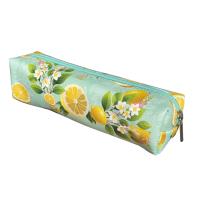 Piórnik szkolny młodzieżowy prostokąt kostka Cytrusowe Kwiaty. Wydawca: EV-Corp. SmakLiter.pl Opakowanie Piórnik szkolny młodzieżowy prostokąt kostka Cytrusowe Kwiaty