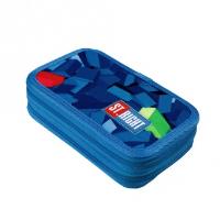 Opakowanie Piórnik szkolny podwójny z wyposażeniem PC4 BLOCKS/KLOCKI