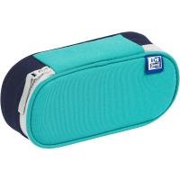 Piórnik z klapką Funky turkusowo-granatowy OXFORD. Wydawca: Oxford. SmakLiter.pl Opakowanie Piórnik z klapką Funky turkusowo-granatowy OXFORD