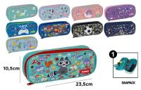 Opakowanie Piórnik z klapką i kieszonką wewnętrzną MIX