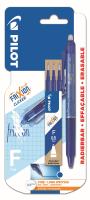 Pióro kulkowe Frixion Clicker Pilot 0,5 niebieskie +wkłady x3 blister. Wydawca: Pilot. SmakLiter.pl Opakowanie Pióro kulkowe Frixion Clicker Pilot 0,5 niebieskie +wkłady x3 blister