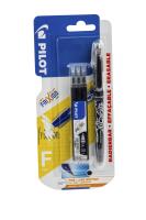 Pióro kulkowe Frixion Pilot 0,5 czarne+ 3x wkłady blister. Wydawca: Pilot. SmakLiter.pl Opakowanie Pióro kulkowe Frixion Pilot 0,5 czarne+ 3x wkłady blister