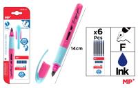 Pióro wieczne MP 0.5mm z wkładami. Wydawca: MP Main Paper. SmakLiter.pl Opakowanie Pióro wieczne MP 0.5mm z wkładami