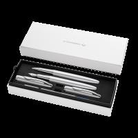 Opakowanie Pióro wieczne Pelikan +pióro kulkowe Jazz Noble Elegance Silver