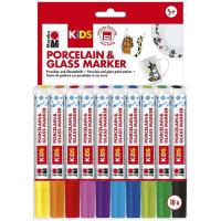 Opakowanie Pisaki do porcelany i szkła Kids 10 kolorów