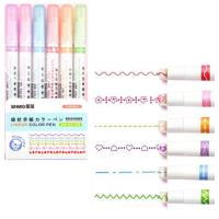 Opakowanie Pisaki kolorowe 6szt