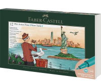 Opakowanie Pisaki Pitt Artist Pen York 12szt FABER CASTELL