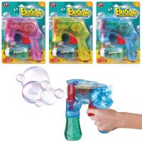 Pistolet na bańki ze światłem MIX. Wydawca: Trifox. SmakLiter.pl Opakowanie Pistolet na bańki ze światłem MIX