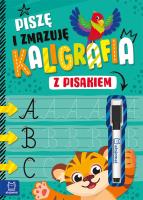 Piszę i zmazuję. Kaligrafia. Autor: Bator Agnieszka. SmakLiter.pl Okładka książki Piszę i zmazuję. Kaligrafia