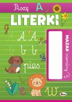 Okładka książki Piszę literki. Mazak ścieralny