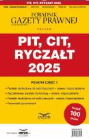 PIT, CIT, ryczałt 2025. Autor:   Praca zbiorowa. SmakLiter.pl Okładka książki PIT, CIT, ryczałt 2025