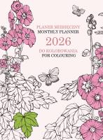 Planer 2026 miesięczny kolorowanka. Wydawca: Eurograf BIS kalendarze. SmakLiter.pl Opakowanie Planer 2026 miesięczny kolorowanka