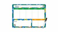 Planer magnetyczny 35x25 tygodniowy z nadrukiem football. Wydawca: biurfol. SmakLiter.pl Opakowanie Planer magnetyczny 35x25 tygodniowy z nadrukiem football