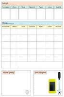 Opakowanie Planer magnetyczny suchościeralny 60x40cm