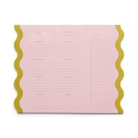 Planer posiłków na lodówkę Pink & Chartreuse. Wydawca: Designworks Ink. SmakLiter.pl Opakowanie Planer posiłków na lodówkę Pink & Chartreuse