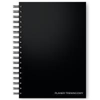 Opakowanie Planer treningowy. Dziennik fitness czarny
